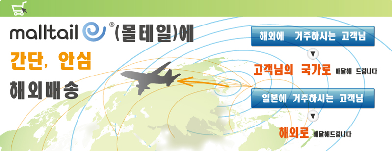 韓国語　海外発送案内