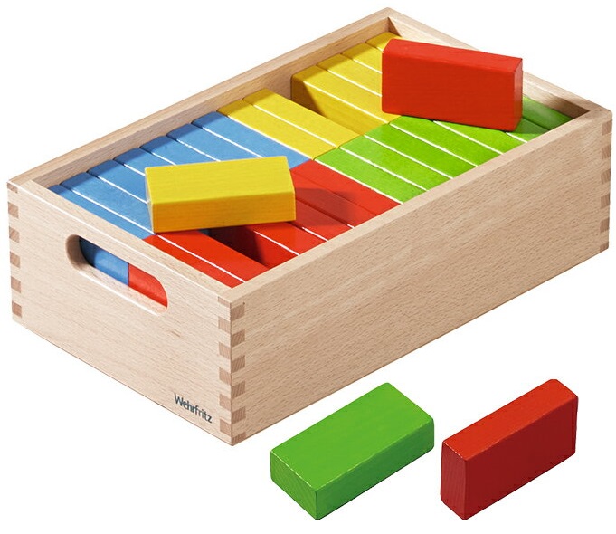 WEHRFRITZ ベルフリッツ 保育積木・ カラー・レンガセット WF025203 ドイツ積み木 ブロック 知育玩具 ギフト プレゼント 誕生日に♪